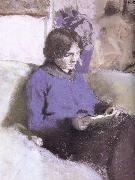 Edouard Vuillard Reading oil painting